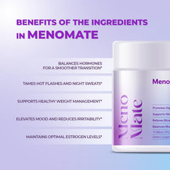 Wellness Nest MenoMate sleep mood support—balancing mood swings with botanicals.