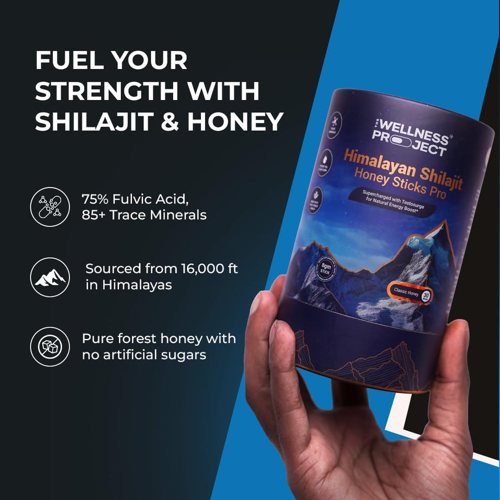 Fenugreek extract detail in The Wellness Project Shilajit Honey Stick Pro for stamina.