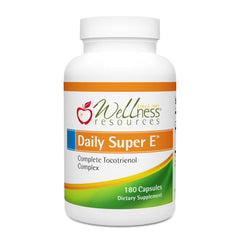 Wellness Resources Daily Super E Tocotrienol bottle front view for antioxidant support
