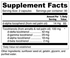 Wellness Resources Daily Super E Tocotrienol third-party testing seal for purity