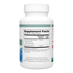 Deep CO2 extraction label emphasizing solvent-free formula and purity.