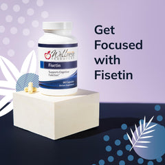 Wellness Resources fisetin bottle with vegan, non-GMO ingredients