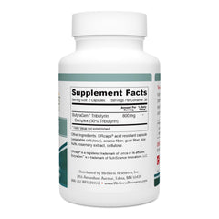 Tributyrin Plus capsule close-up highlighting DRcaps acid-resistant delivery