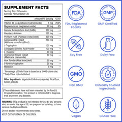 Wellthy Night Time Thermogenic bottle back reveals ingredients and US-made quality for safe use