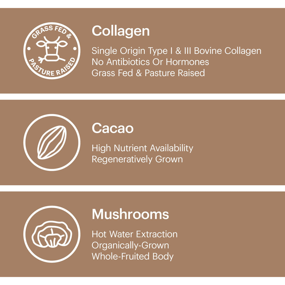 Wellthy Suggested-use card, demonstrates mixing with milk or coffee