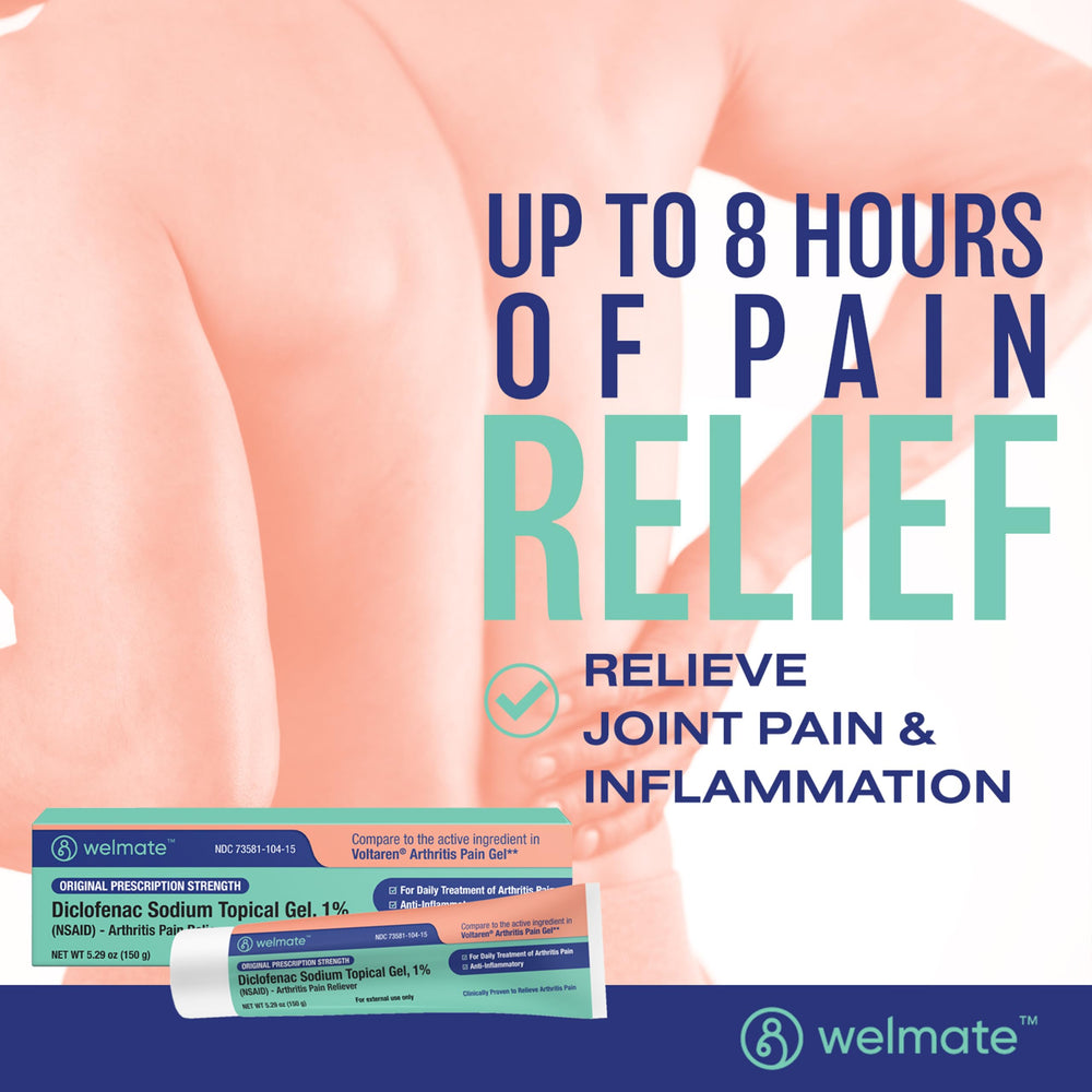 WELMATE arthritis pain relief application on hand demonstrates fast, targeted relief.