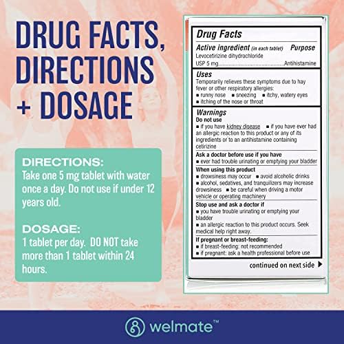 WELMATE daily-dose reminder scene suggests once-daily use for all-day comfort.