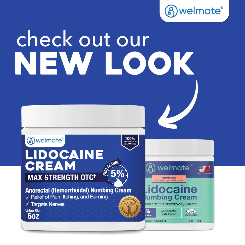 WELMATE external hemorrhoid relief cream application helps soothe temporary itching