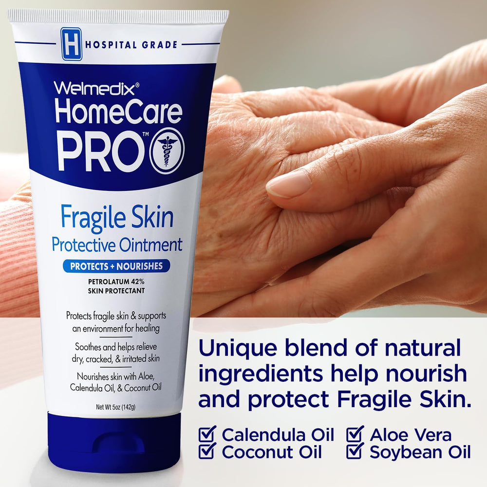 Welmedix Fragile Skin Ointment provides deep moisture for dry skin
