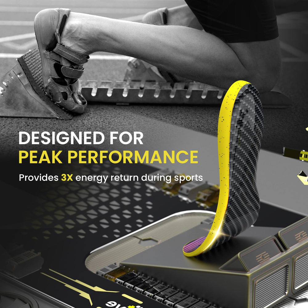 Welnove carbon fiber insole suitable for multi-sport usage