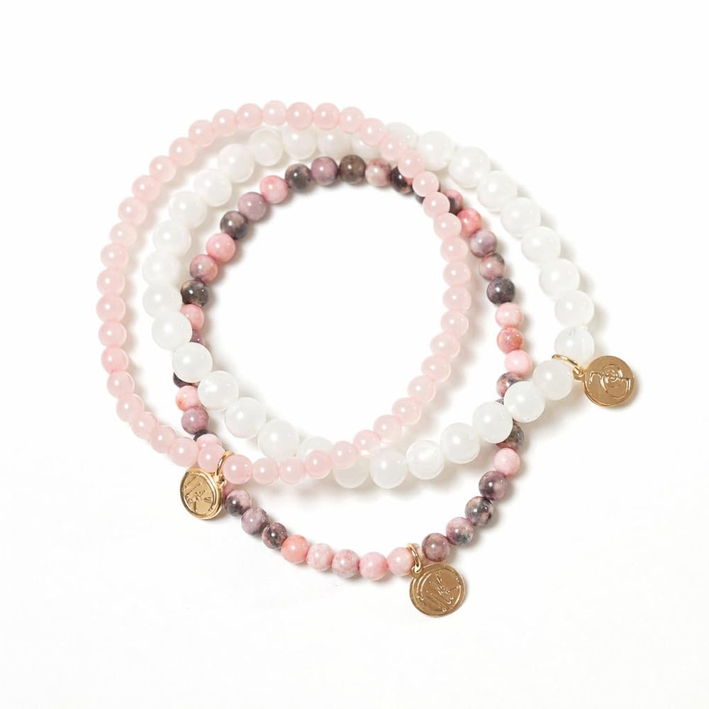 Wendy Kleiner Fertility Stack elastic cord detail for easy wear