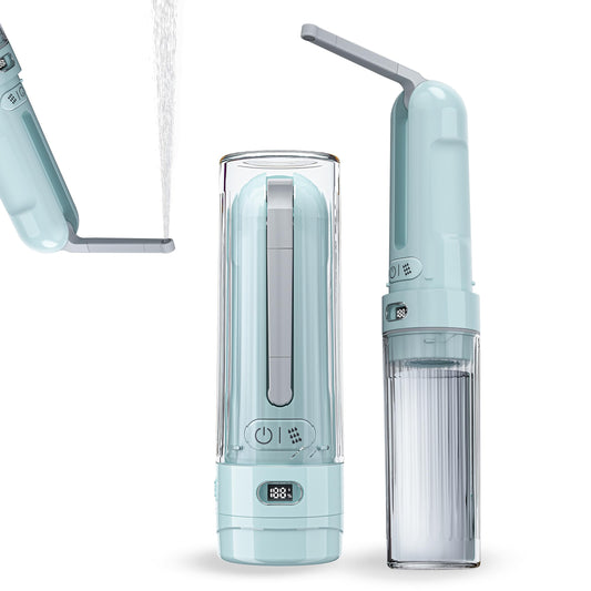 WeWi HLTH bidet closeup showing gentle cleansing for sensitive moments.