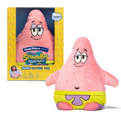 WHAT DO YOU MEME Patrick heating pad fabric close-up showing plush texture for cozy warmth
