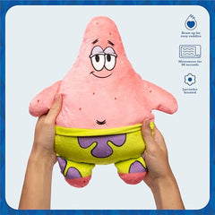 WHAT DO YOU MEME Patrick heating pad hug demonstrates comforting warmth