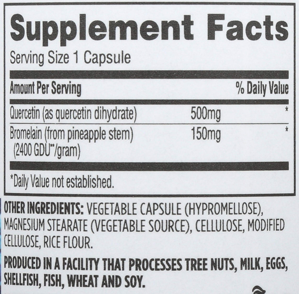 Bottle on shelf emphasizing premium quality ingredients meeting Whole Foods Market standards