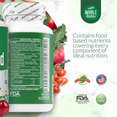 Whole Nature probiotics and digestive enzymes highlight gut friendly support.
