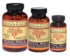 Royal Maca label highlights magnesium and zinc for hormone balance support