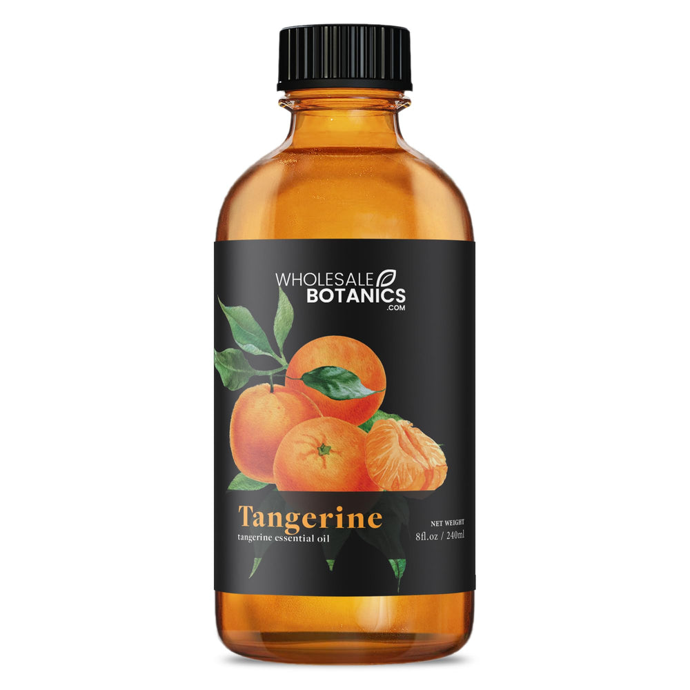 Wholesale Botanics Tangerine Essential Oil drops ideal for diffusers and homemade candles.