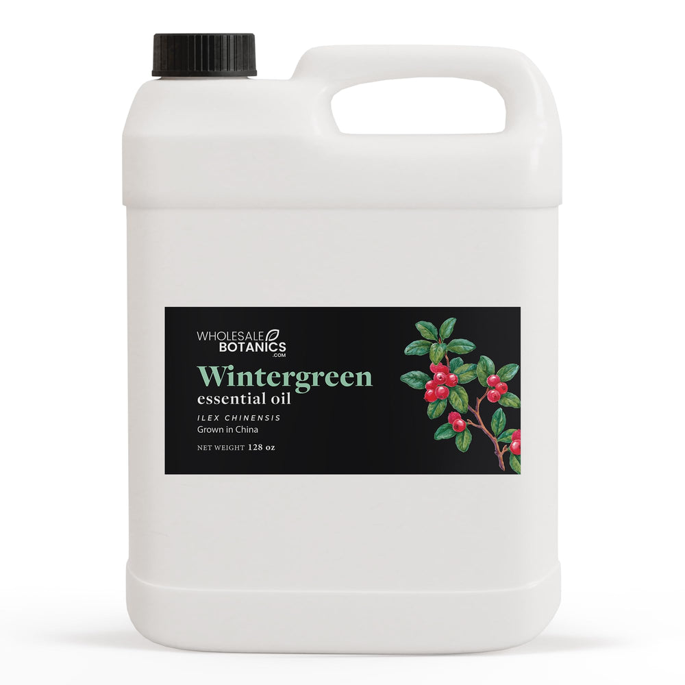 Wholesale Botanics Wintergreen essential oil bottle highlights premium quality and versatile uses.