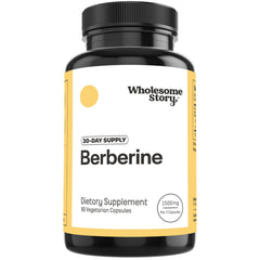 Wholesome Story Berberine bottle with high-purity Berberine HPLC for daily use
