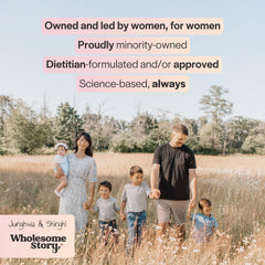 Wholesome Story Family-owned brand emphasizing commitment to customers.