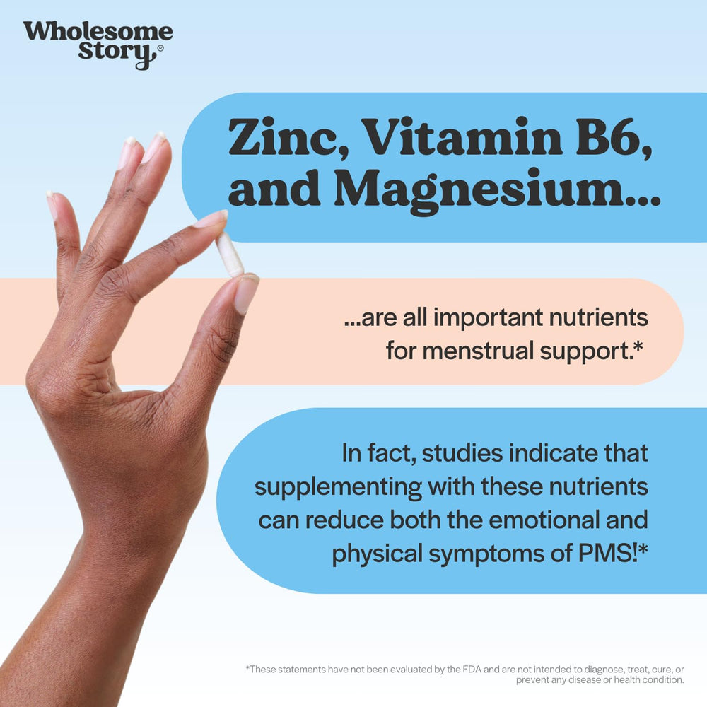 Wholesome Story vegan-friendly capsules in bottle highlight plant-based wellness support.