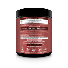Unopened Wholesome Wellness collagen tub on a kitchen counter.