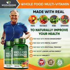 Wholesome Wellness tablets ready for daily use