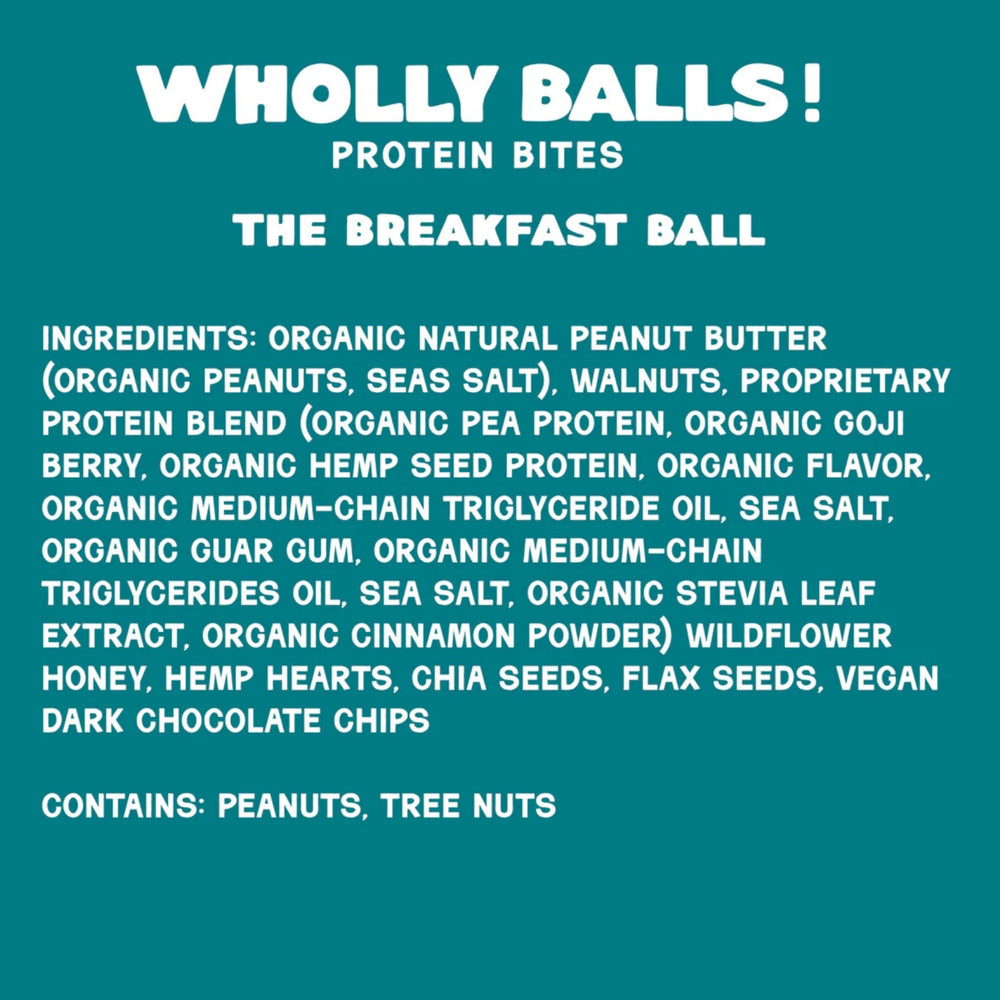 Wholly Balls Cinnamon Vanilla bite, gluten-free treat for cravings