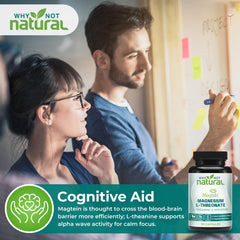 Why Not Natural magnesium-l-threonate closeup suggests potential sleep and calm support