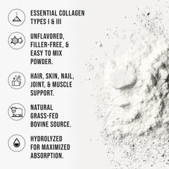 WHYZ collagen powder label showing grass-fed, non-GMO sourcing