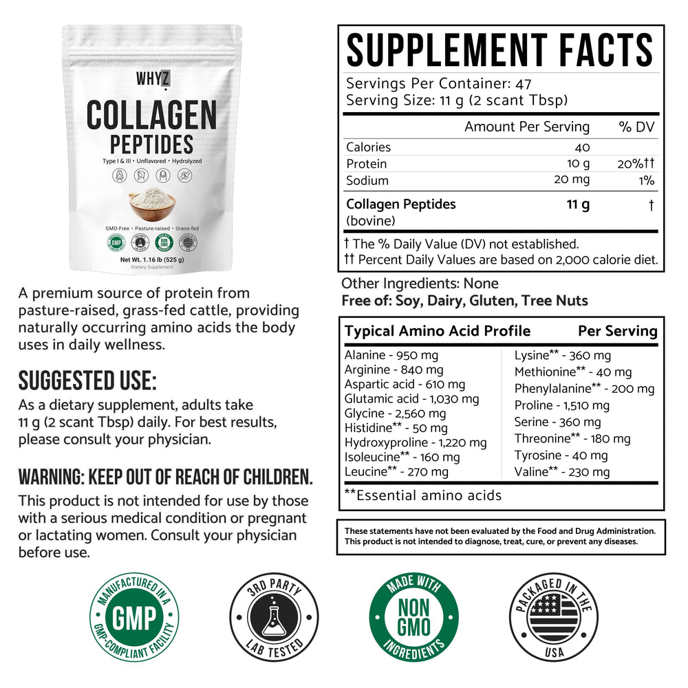 WHYZ collagen powder scoop for precise servings