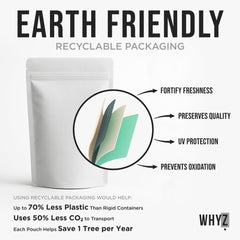 WHYZ L-Carnitine Tartrate Powder dissolves easily in water or shakes.