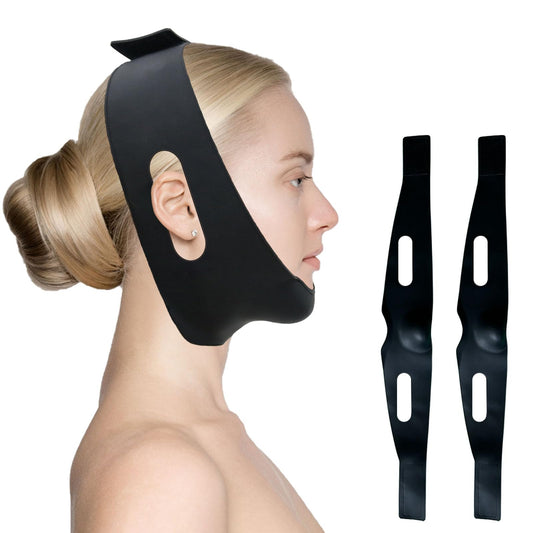 WIDVIH post-surgical chin strap close-up supports chin and neck after surgery.