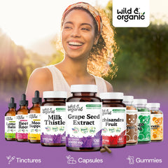 Wild & Organic capsule image ready for daily use in a simple pill form