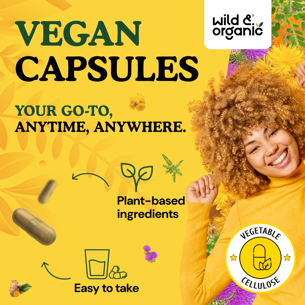 Wild & Organic hydrangea and dandelion blend in formula