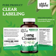 Wild & Organic mullein nettle angelica ginseng capsule blend shown in product image.