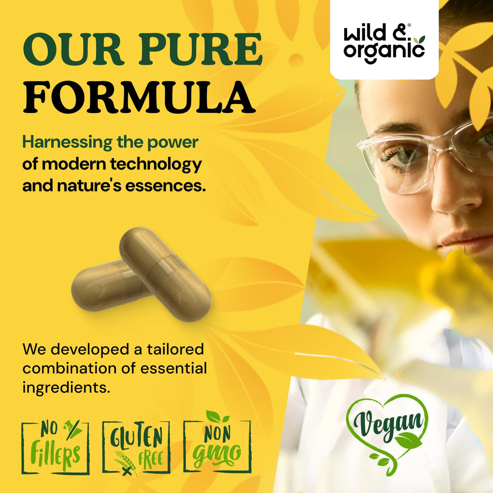 Wild & Organic milk thistle and turmeric with celery in capsule