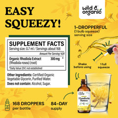 Product label highlights alcohol-free, glycerin-based base