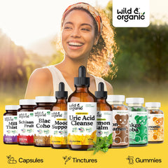 Turmeric root component of Wild & Organic Uric Acid Cleanse for natural support.