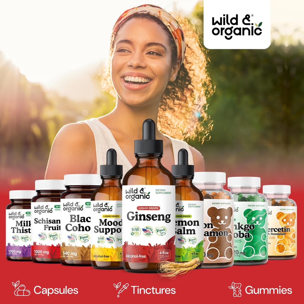 Wild & Organic vegan ingredients glycerin base shown in labeling