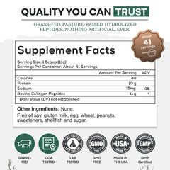 Wild Foods Collagen Peptides Powder easily blends into coffee for a protein boost.