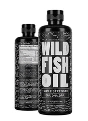 Wild Foods Liquid Omega-3 Lemon bottle showcases triple-strength formula for daily wellness