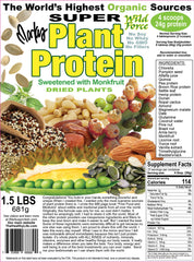 Wild Force Super Plant Protein featuring durian, chlorella, and prickly pear for micronutrient variety.