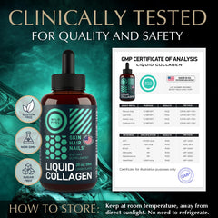 WILD FUEL biotin and collagen drops emphasize beauty from within.