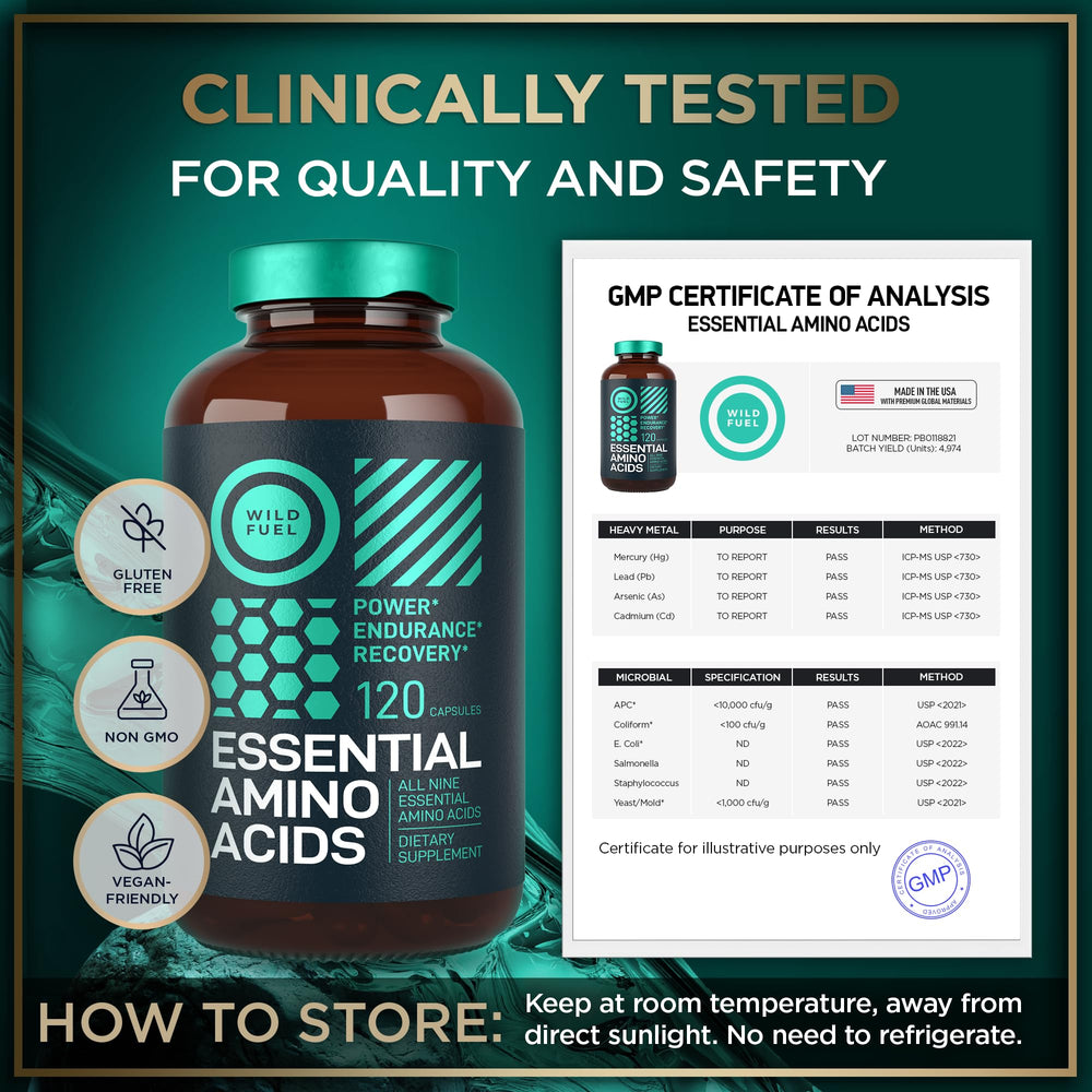 WILD FUEL USA-made seal indicating GMP-certified facilities