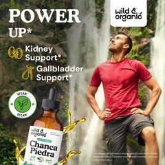 Wild & Organic Chanca Piedra drops pour for easy dosing