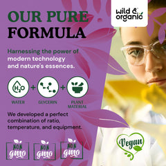 Wild & Organic Milk Thistle Liquid Drops bottle with alcohol-free label