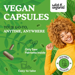 Vegan non-GMO label signals clean plant-based supplementation from Wild and Organic.