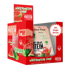 Wild Society Clear Whey Packaging shows a portable, electrolytes-enhanced protein option for recovery